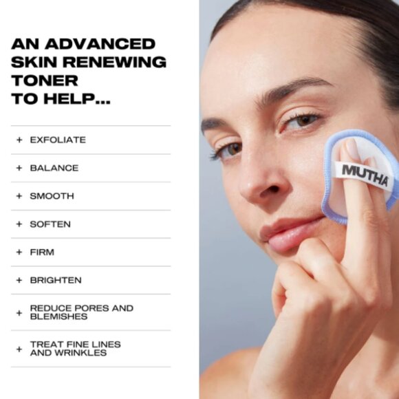 🙌 2/$55 NIB MUTHA Rebirth Technology Amniotic Toner Full Size Retail $65.00 - Picture 5 of 7